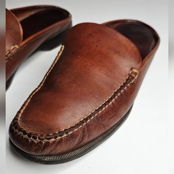 Cole Haan Vintage Country Womens Size 10.5 Backless Slip on Loafers Shoes - Picture 1 of 15